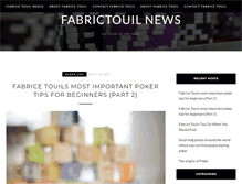 Tablet Screenshot of fabricetouilnews.com